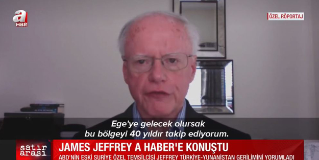 James Jeffrey'den çarpıcı açıklama: 40 yıldır takip ediyorum Ege'de Türkiye haklı!