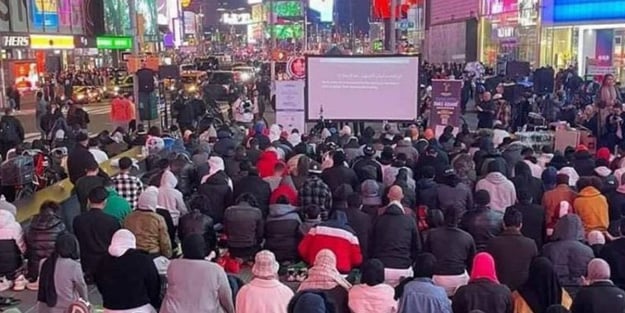 ABD'nin göbeğinde Teravih coşkusu!