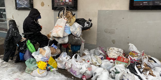 ABD'de evsizlerin içler acısı durumu!