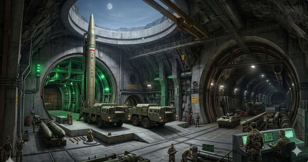 ABD'nin "Süper Bombası" Dağlara Çarptı: Siyonistlerin Korkulu Rüyası "Yeraltı Füze Şehirleri"!