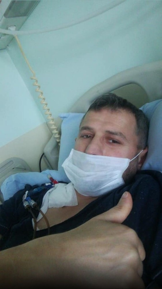 Abdulkadir Parmak’ın lenf kanseri ile savaşan kuzeni Ahmet Bozali hasta yatağında dua istiyor 