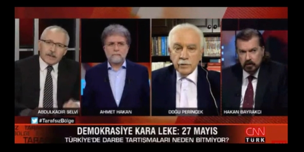 Abdulkadir Selvi ve Doğu Perinçek arasında canlı yayında '27 Mayıs' kavgası