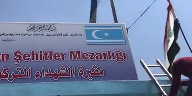 Abdullah Ağar duyurdu: Ay yıldızlı gök bayrağı orada tekrar dalgalandırdılar
