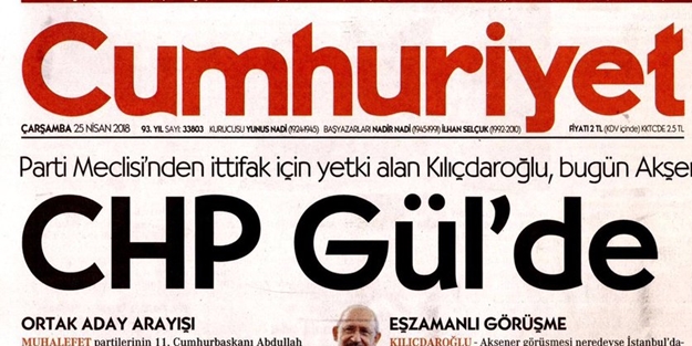 Abdullah Gül düşmanı Cumhuriyet 'maymun'a döndü