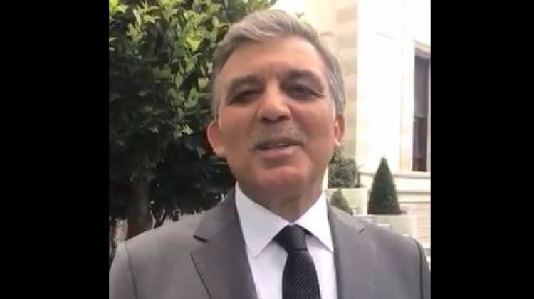 Abdullah Gül’den görüntülü bayram mesajı!