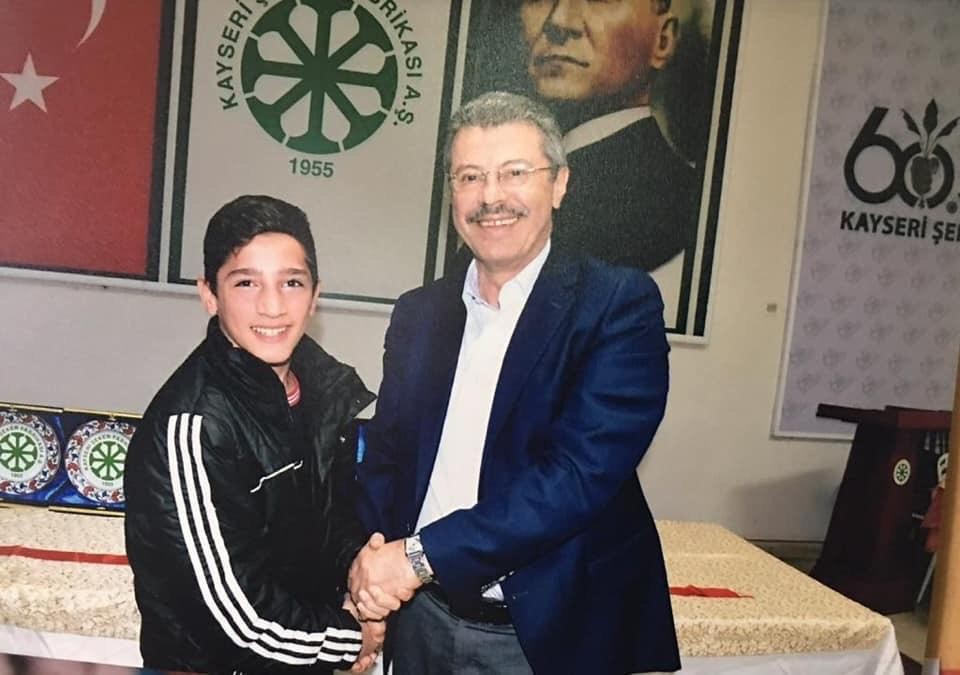 Abdullah Toprak Kayseri’nin gururu oldu 