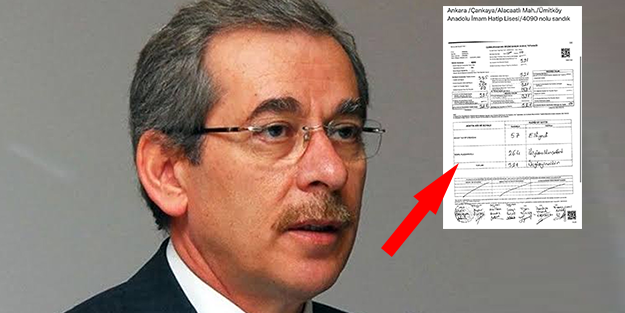 Abdüllatif Şener'in oy kullandığı sandıkla ilgili şok gelişme! Sandık incelenip belge yayımlandı