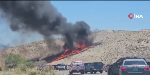 ABD’ye ait askeri uçak New Mexico eyaletinde çakıldı