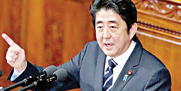 Abe: “Japonya terörizme boyun eğmeyecek”