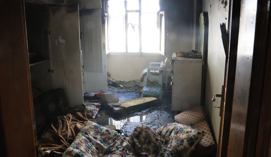 Ablasının evini yaktı! Sebep: Uyuşturucu