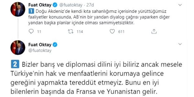 AB’nin şımarık çocuğu Yunanistan’a Cumhurbaşkanlığı’ndan sert tepki!