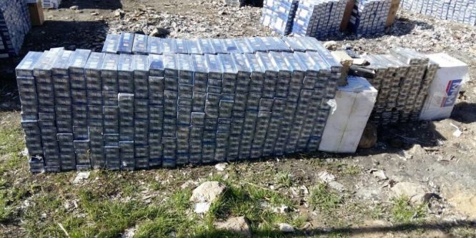 34 bin 210 paket kaçak sigara ele geçirildi