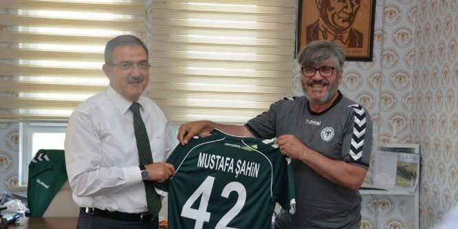 Rektör Şahin’den, Atiker Konyaspor’a tebrik ziyareti