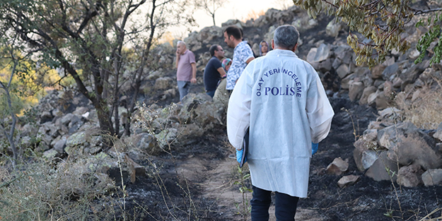 Acı olay! Yaktığı anızın arasında yanarak can verdi
