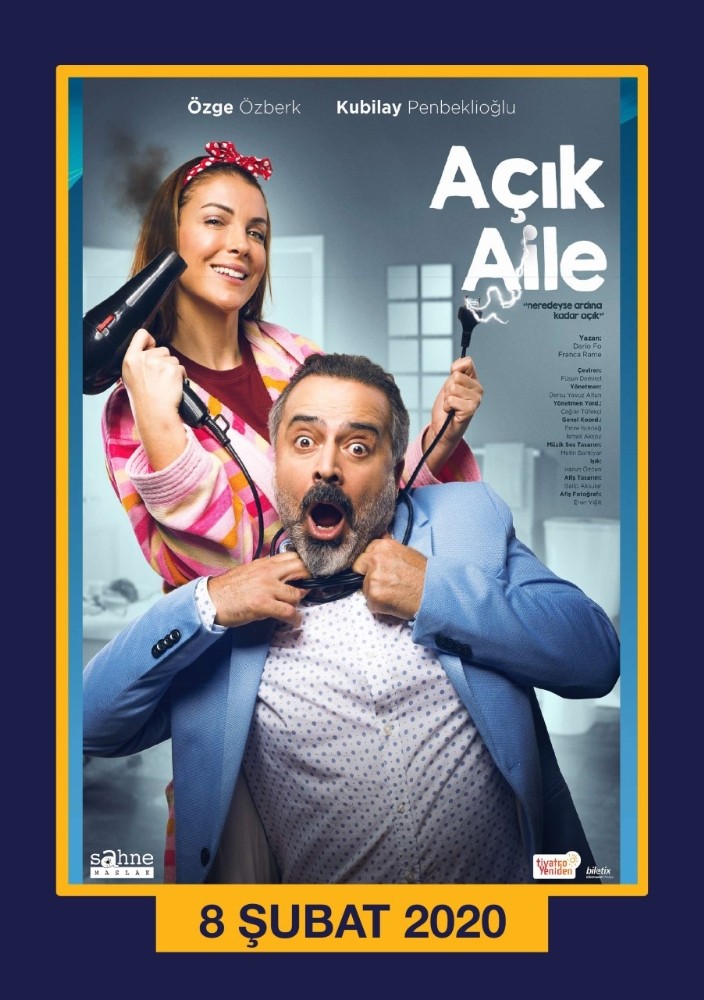 ‘Açık Aile’ Cumartesi akşamı sahnelenecek 