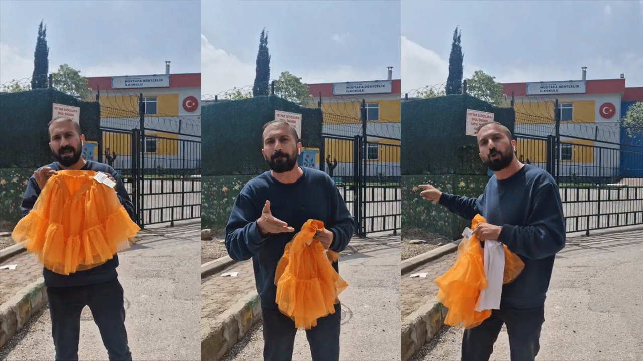 Açık-saçık okul kıyafeti veliyi isyan ettirdi! Benim gibi bir babanın evladına bu kıyafeti giydirecek bir babayiğit henüz çıkmadı