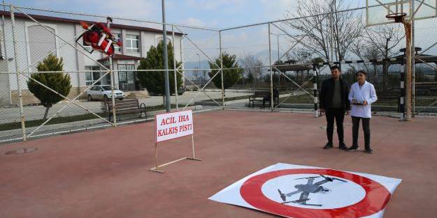 Acil durumlarda ilk yardım seti ulaştıracak dron geliştirildi