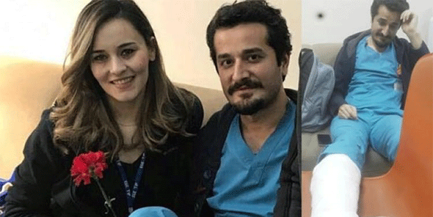 Acil müdahale için birinci kattan atladı... Kendisi hastanelik oldu!