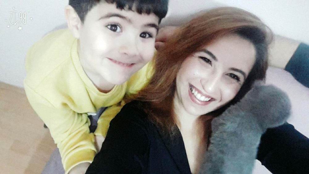 Acılı babadan eşine ve oğluna hüzünlü veda 