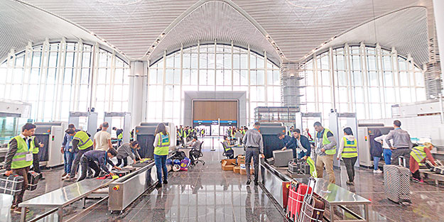 Açılış öncesindeki son deneme yapıldı