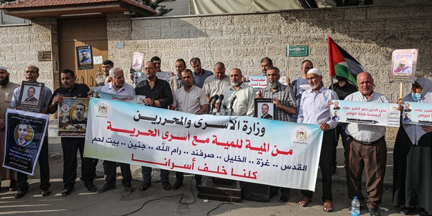 Açlık grevindeki Filistinli tutuklular için destek gösterisi! Acil müdahale çağrısı