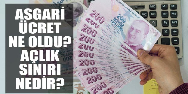 Açlık sınırı nedir? Açlık sınırı ne kadar? Asgari ücret zammı son dakika!