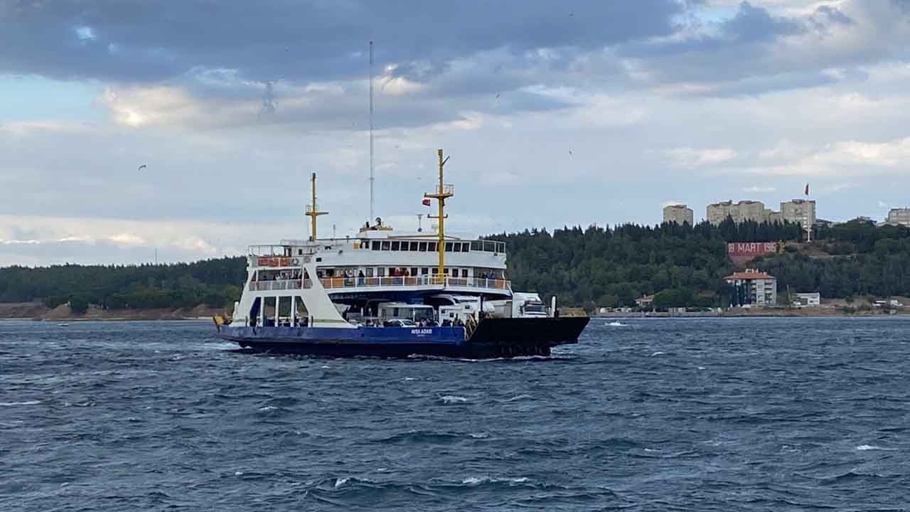 Ada ulaşımına hava engeli: Gökçeada ve Bozcaada seferleri iptal edildi!