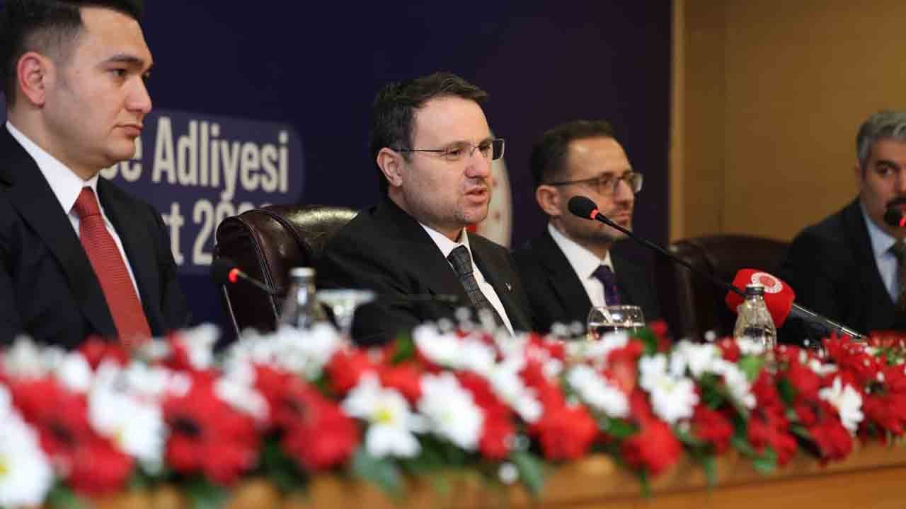 Adalet Bakanı Akın Gürlek Düzce’de konuştu: 12. yargı paketimizle ilgili sürekli istişare halindeyiz