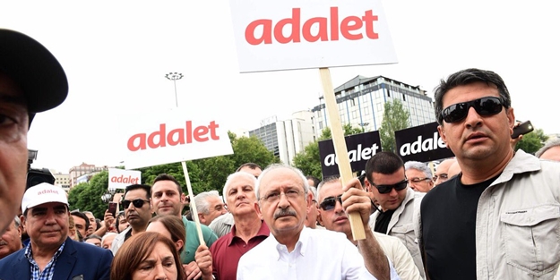 Adalet kayıtsız şartsız CHP'nin tekelinde olmalı!