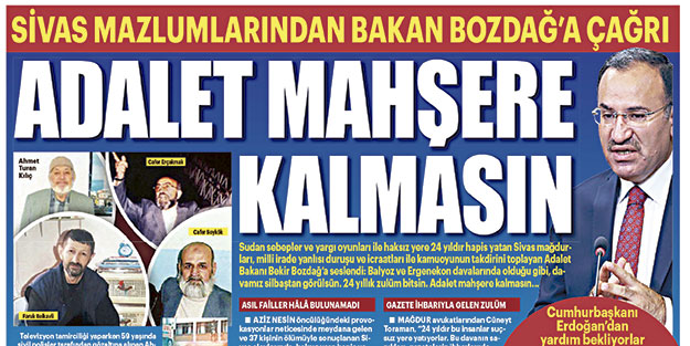 Adalet için yeniden yargılansınlar