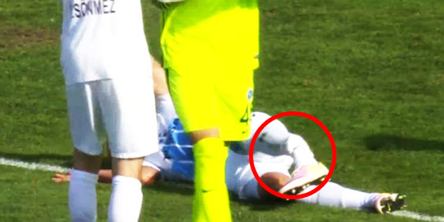 Adana Demirsporlu futbolcu korkuttu