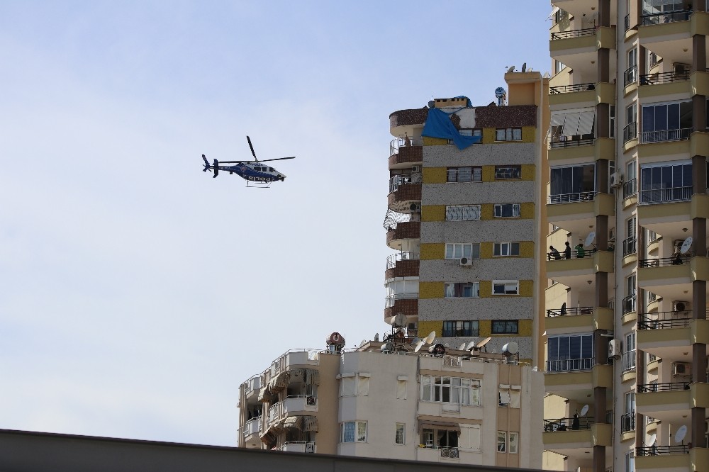 Adana’da 20 yaş altı ve 65 yaş üstüne helikopterli denetim 