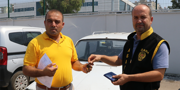 Adana'da alınan araç 'yakıt hesabıyla' bulundu