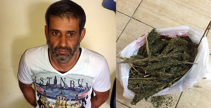 Adana'da baba ile oğlu uyuşturucudan yakalandı
