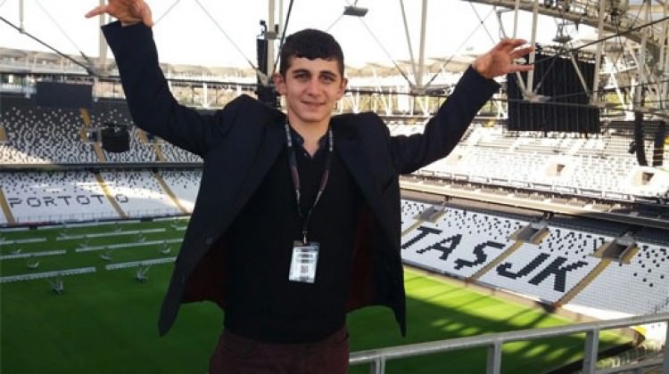 Adana'da darp edilen engelli genç Vodafone Park'ta