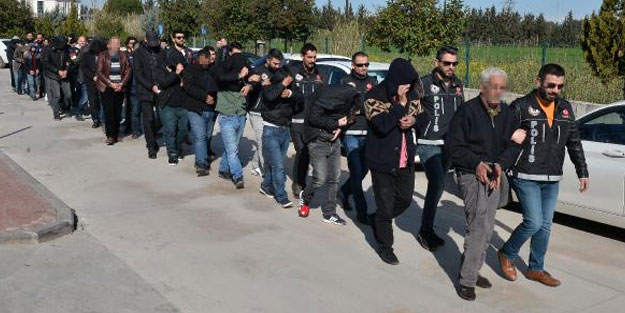 Adana'da dev uyuşturucu operasyonu! 26 tutuklama