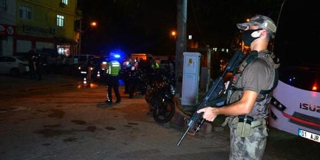 Adana'da drone destekli huzur operasyonu