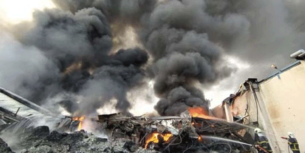 Adana'da fabrika yangını; 4 saatte kontrol altında