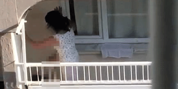 Adana'da feci görüntü! Dakikalarca eziyet etti