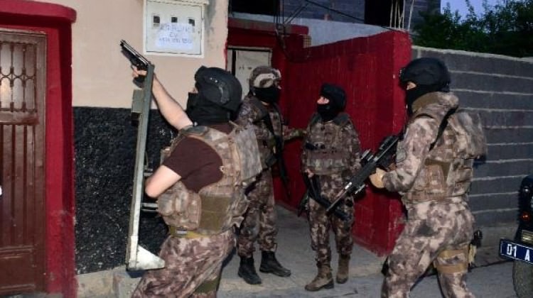 Adana'da hava destekli narkotik operasyonu
