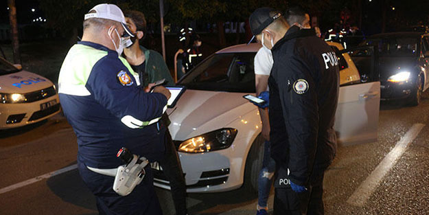 Adana'da helikopter destekli denetim