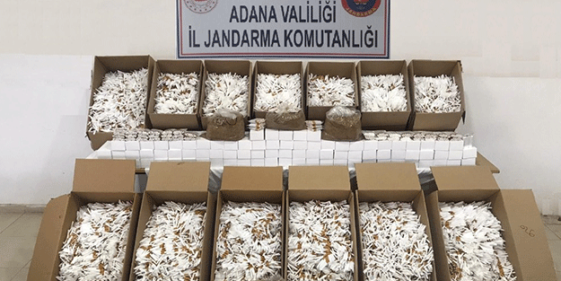 Kaçak 17 milyon 555 bin makaron ele geçirildi