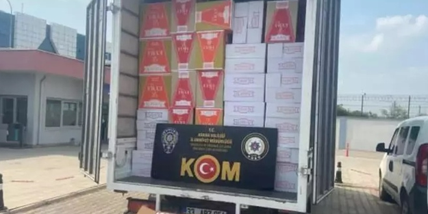 Adana'da kaçak 4 milyon 60 bin makaron ele geçirildi!