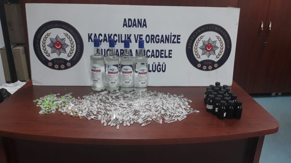 Adana’da kaçak içki operasyonu 