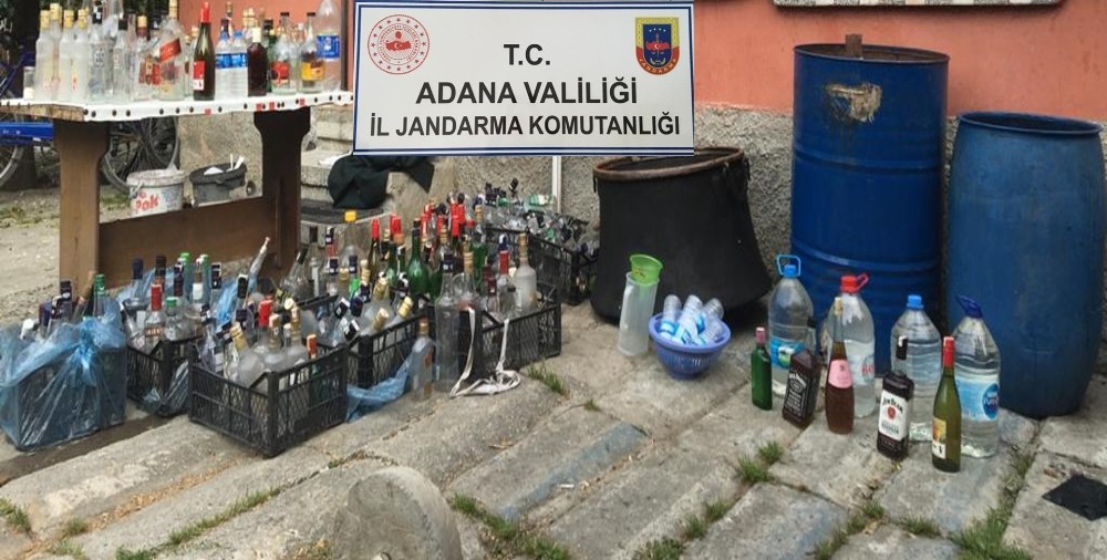 Adana’da kaçak içki operasyonu 