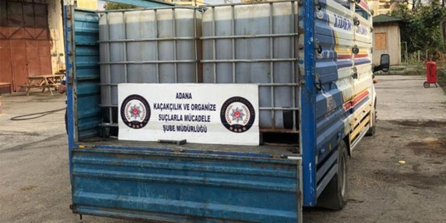 Adana'da kaçakçılık operasyonu! 5 bin litre ele geçirildi