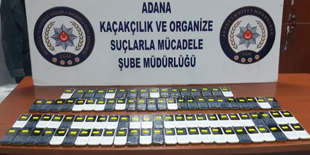 Adana'da kaçakçılık operasyonu! 90 adet ele geçirildi