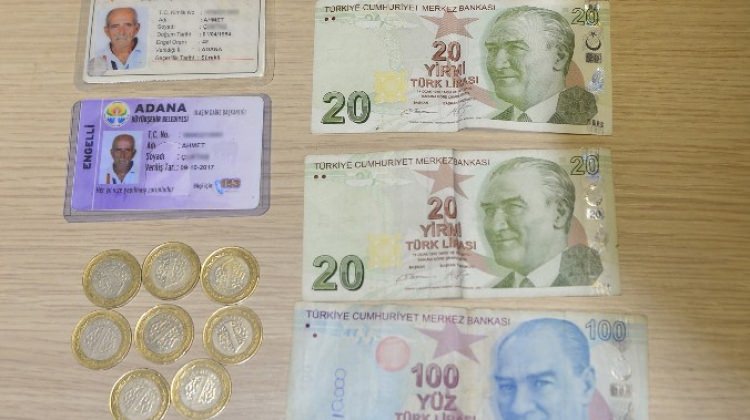 Adana'da kalp krizi bahanesiyle dilencilik yaptı!