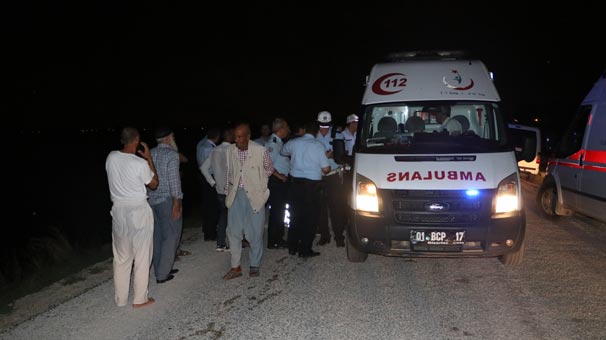 Adana’da Otomobil sulama kanalına düştü: 1 ölü 2 yaralı