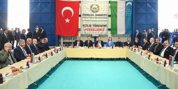 Adana'da Özbekistan Cumhuriyeti Fahri Konsolosluğu açıldı